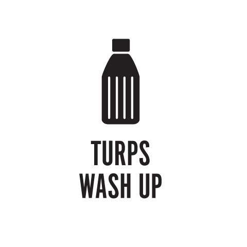 Turps Wash Up