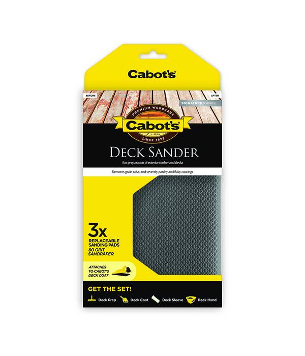 best sander for deck | Cabot's Deck Sander