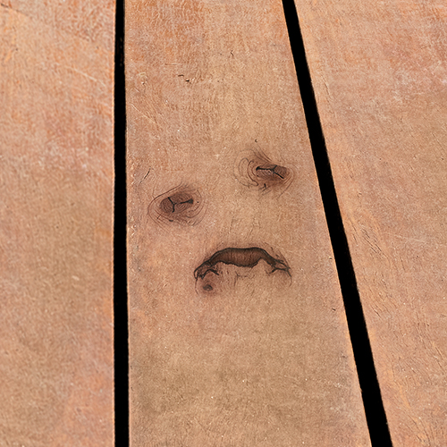 Wood Sad Face 500X500