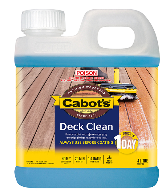 Cabot’s Deck Clean