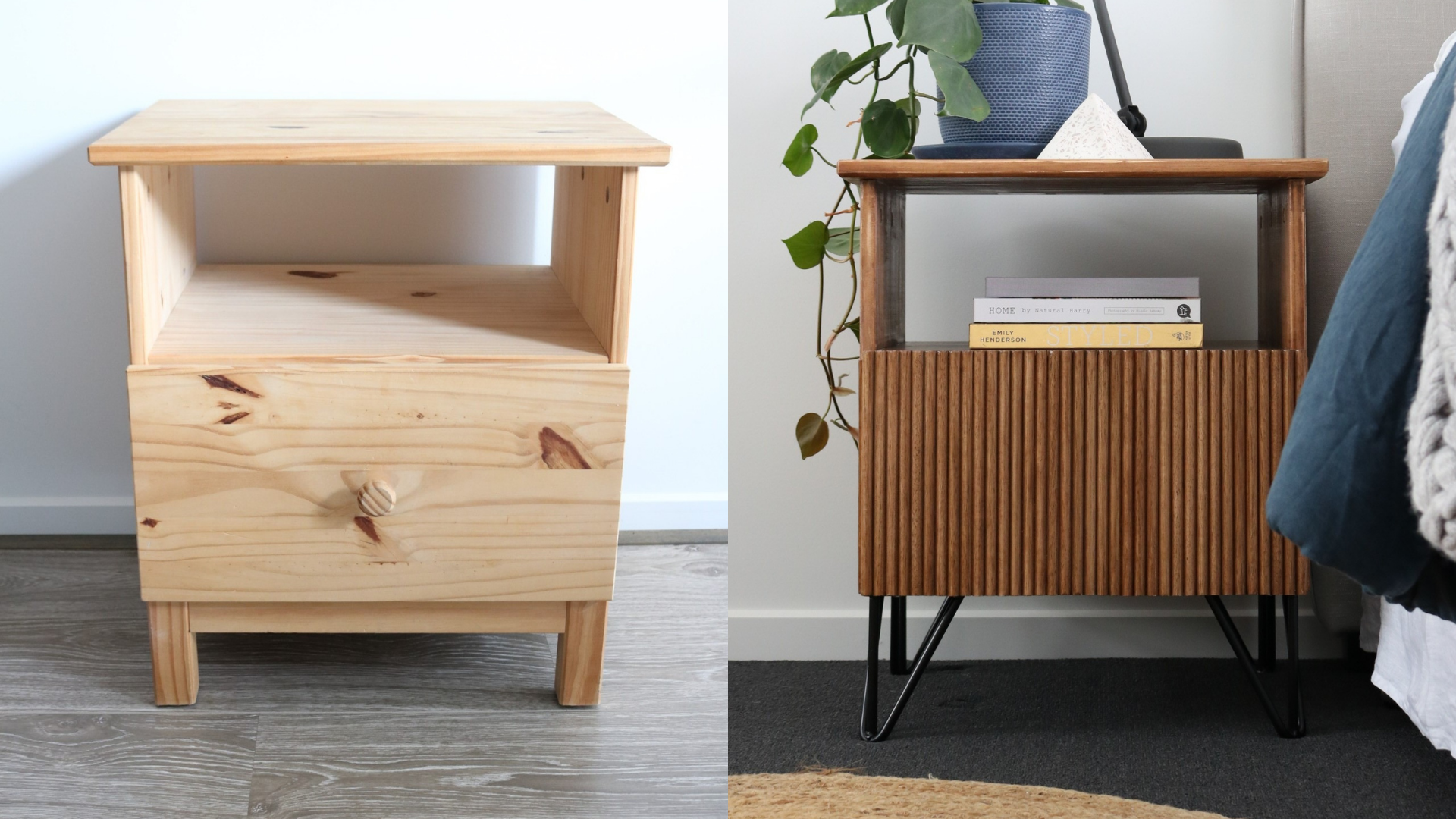 Before And After Side Table