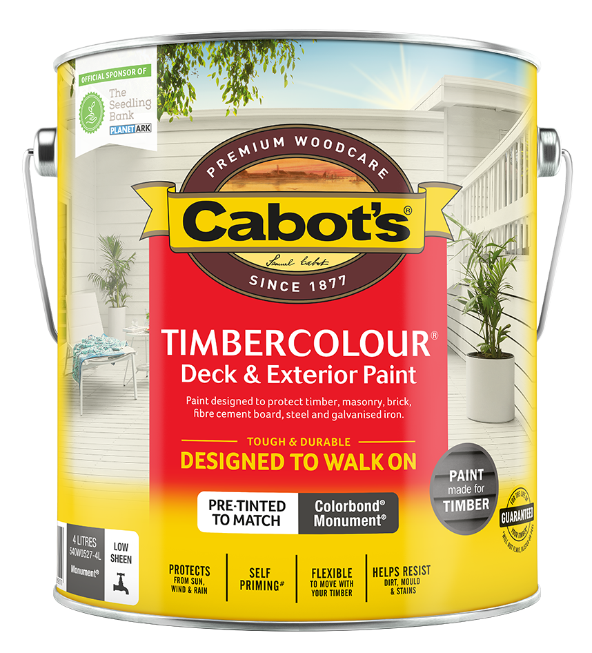 Cabot's Timbercolour® Deck & Exterior Paint