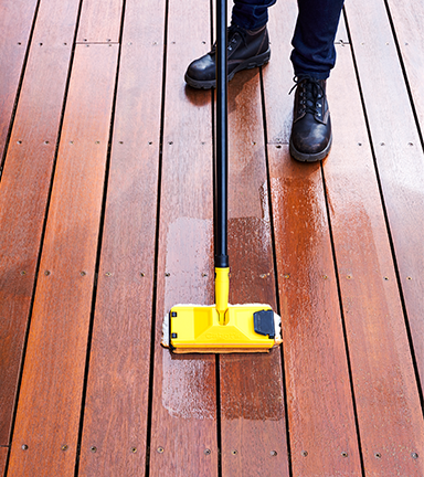 How to stain your deck with Water Based Deck Stain